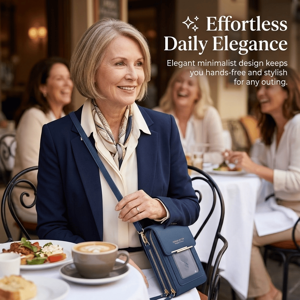 👜📱Stijlvol Crossbody Telefoontasje voor Dames met Touchscreen Venster