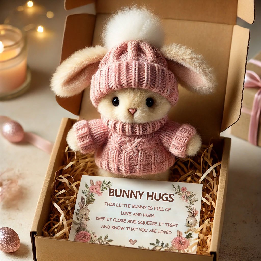 🔥Paasuitverkoop 50% KORTING🐇- Handgemaakt Mini Konijn Knuffel Leuk Paascadeau🎁