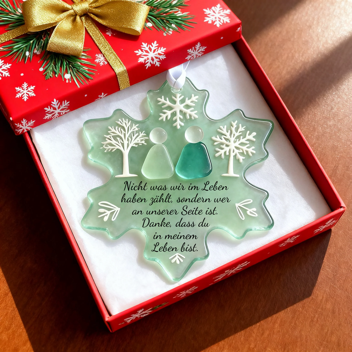 🌊Sneeuwvlokvormige zeeglas vriendschapsdecoratie ❄✨ Gevormd door de natuur & handgemaakt!