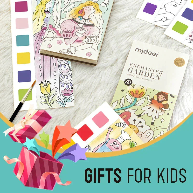 Pocket Aquarelboek voor Kinderen