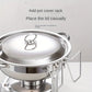 Roestvrijstalen chafing dish buffetset