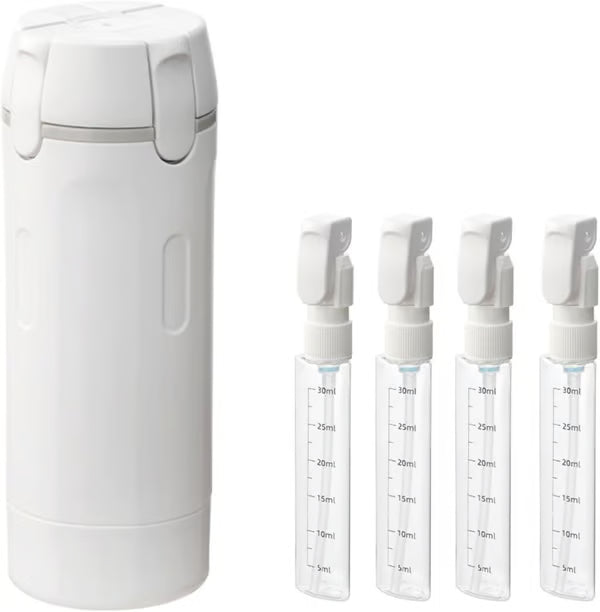 🧴4-in-1 Hervulbare Reisflessen Set – Lekvrij, Compact & Georganiseerd: Perfect Voor Reizen/Vakantie!