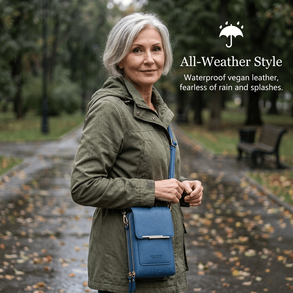 👜📱Stijlvol Crossbody Telefoontasje voor Dames met Touchscreen Venster