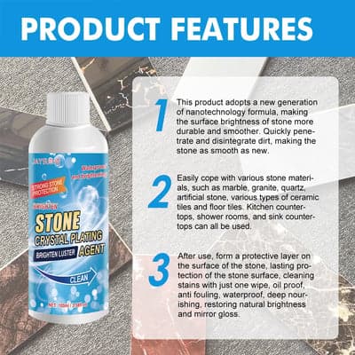 ✨Koop er 2, krijg er 1 gratis✨Stone anti-corrosie kristalversterker (verwijdert effectief oxidatie, roest, vlekken)