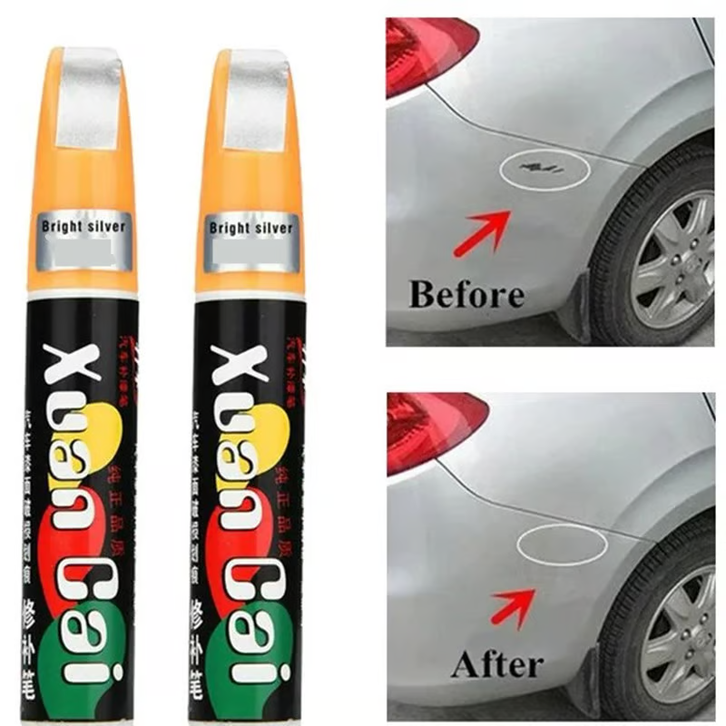 🚗 KOOP 1, KRIJG 1 GRATIS! 🖍️ Lakstift voor auto, motor of boot – Permanente formule die niet druipt – Vult en verzegelt krassen, inclusief blanke lak – Eenvoudig zelf bijwerken voor elke kleur 🚤