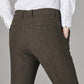 Heren thermische corduroy casual broek met pluche voering