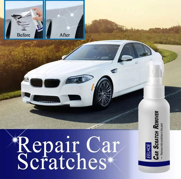 💥Spray voor het herstellen van autokrassen🚗Geschikt voor alle kleuren autolak