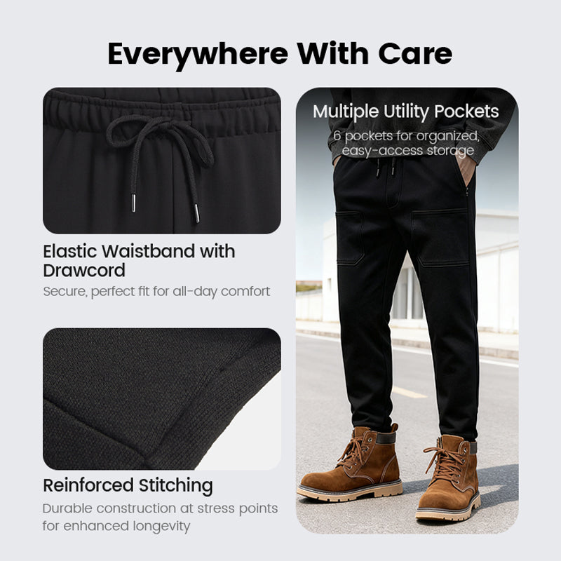 👖MultiPants🛠️Zeer Rekbare, Duurzame Cargobroek Met Meerdere Zakken💪