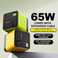 💥【LIMITED TIME 50% OFF】🔥 65W PD Snellader | Intrekbare Type-C Kabel 80cm | Compact & Draagbaar | Compatibel Telefoon/Tablet | Meerdere Kleuren