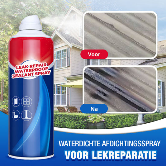 Waterdichte afdichtingsspray voor lekreparatie