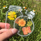 🌸Set bladwijzers met gedroogde bloemen