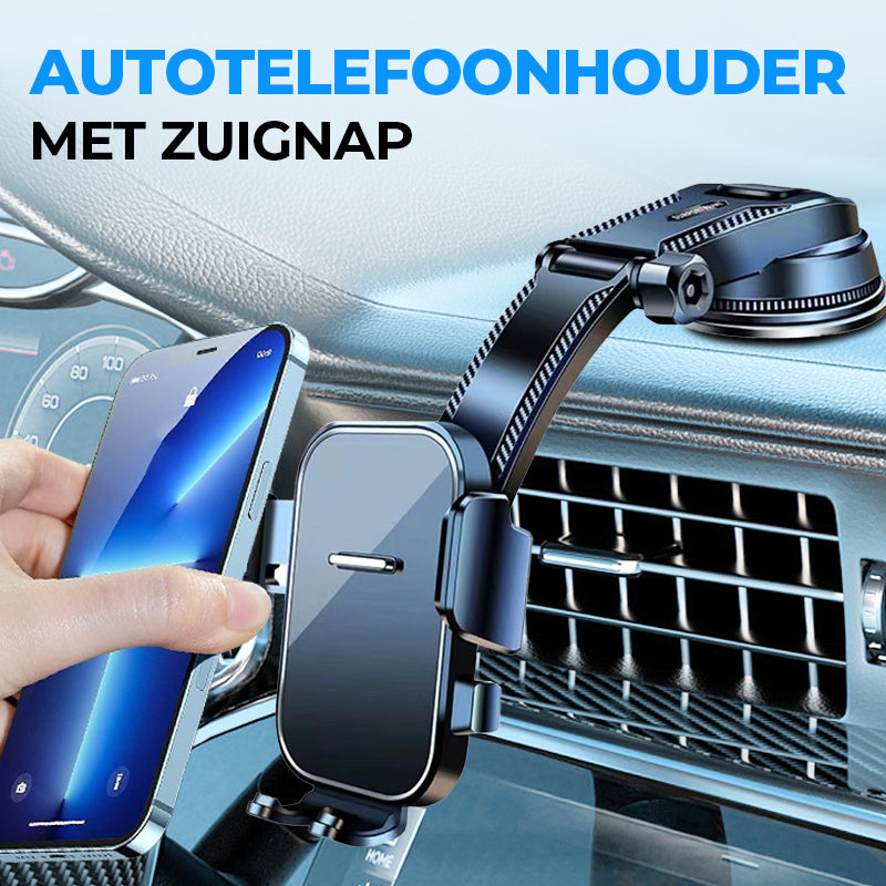 Multifunctionele zuignap telefoonhouder voor in de auto