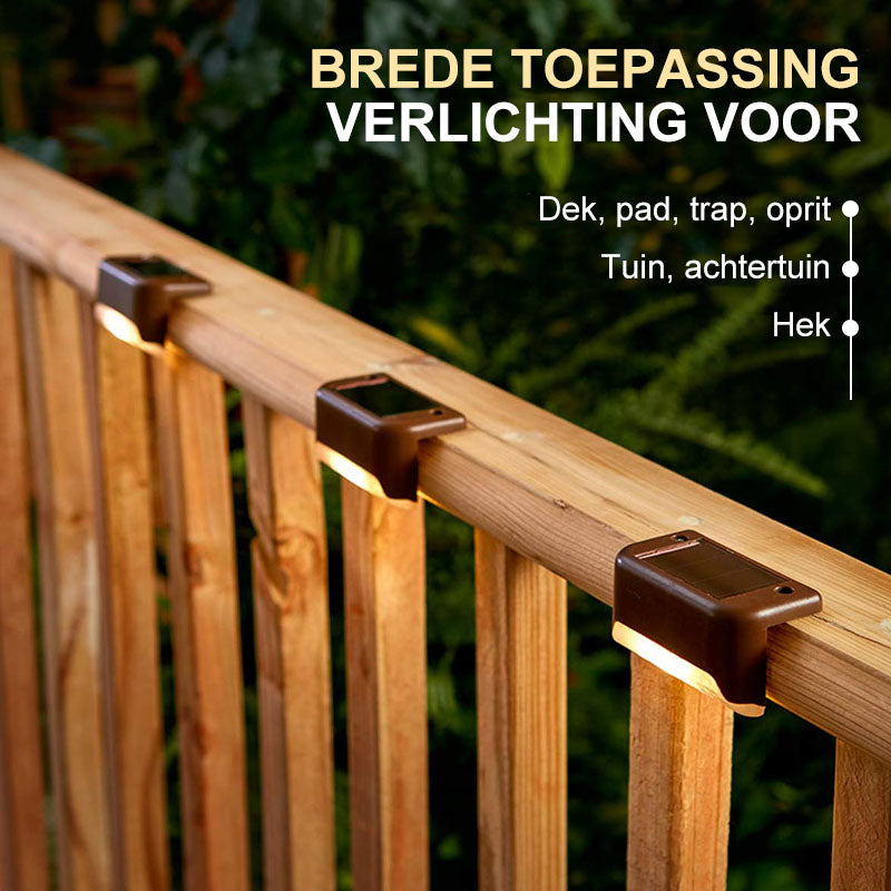 ✨ Koop 2 Sets, Krijg 1 Set Gratis – Solar Tuin- en Terrasverlichting, 12 Lampjes, Warm Wit LED, IP44