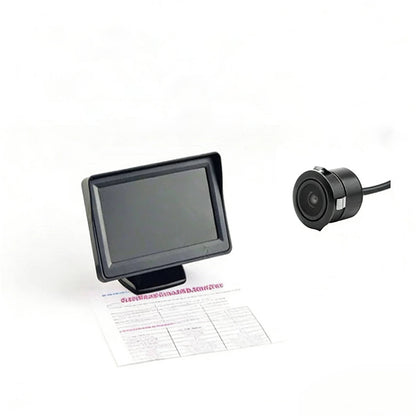 🎉Nieuwjaars Cadeau 50% KORTING!🚗4.3-inch Auto HD Monitor : Dubbele Video-ingangen + Achteruitrij-Prioriteit – Heldere Beelden voor Veilig Rijden & Entertainment!