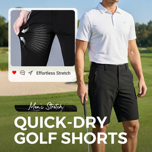 ⏳LAATSTE DAG UITVERKOOP 60% KORTING !!📢Stretch, sneldrogende casual golfshort voor heren