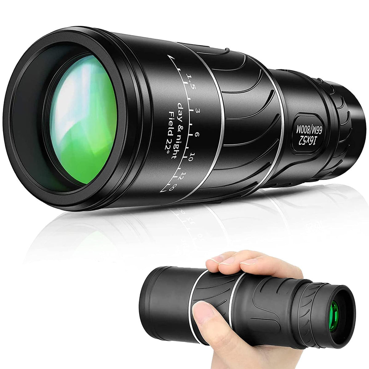 16X52 Professional High-power High-definition Low-light Night Vision Monocular Telescope