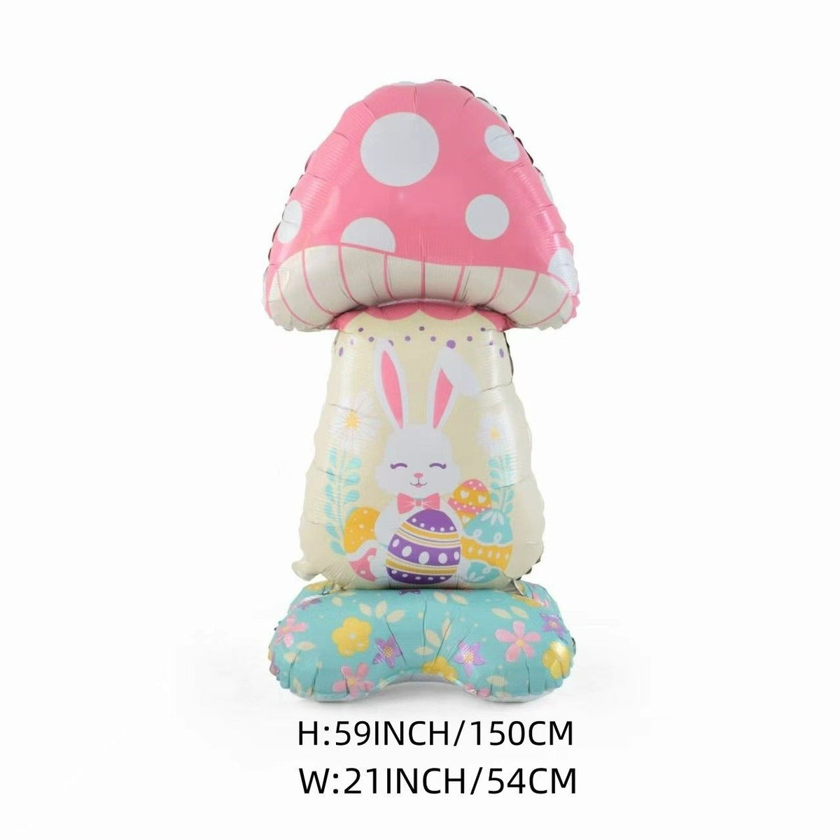 🎁PAASAANBIEDING: 50% KORTING!🐰🎉 Reusachtige 3D-ballon in de vorm van een konijn die vanzelf blijft staan. Feestelijke vreugde