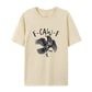 Grappig grafisch T-shirt met kraai