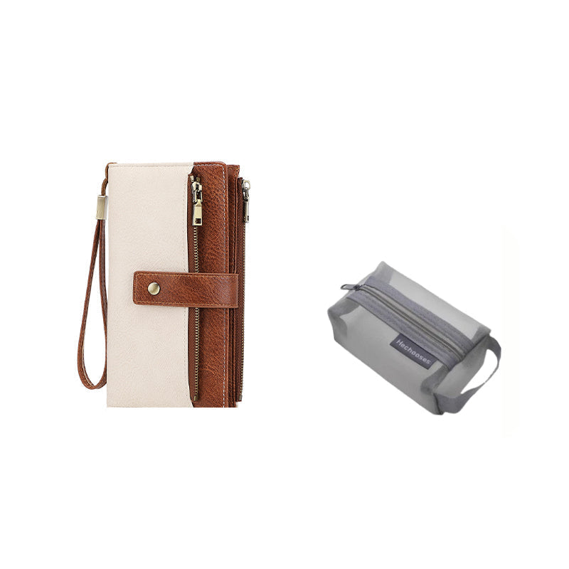 👜🔐Retro RFID-blockerende Tri-fold Portemonnee voor Dames – stijlvol, ruim & veilig