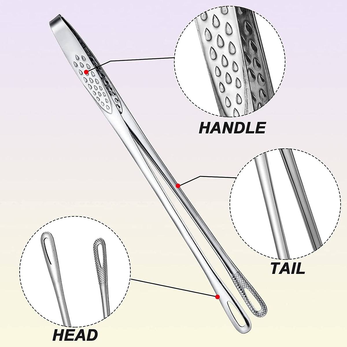 🎉 2026 Sale — Over 30,800 Sold!🍖Multipurpose Stainless Steel Barbecue Tongs ✨