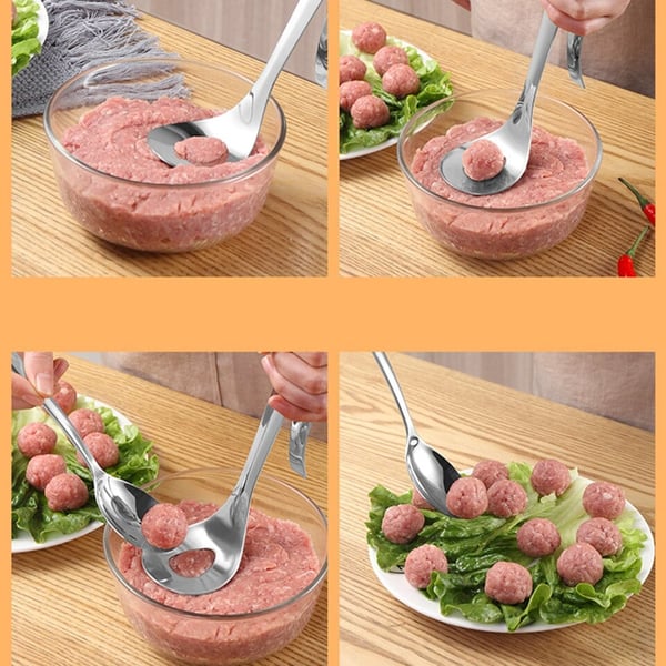 🍝Koop 1, Krijg 1 GRATIS – Gehaktbalmaker van Roestvrij Staal, Makkelijk in Gebruik🍝