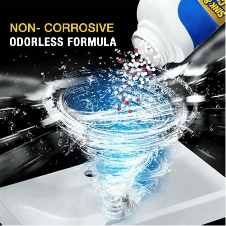 🎉Nieuwjaars Cadeau 50% KORTING!🧩Krachtige Gootsteen- & Afvoerreiniger: Snelle Ontstopping Oplossing + 99,9% Bacteriedood！