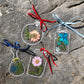 🌸Set bladwijzers met gedroogde bloemen