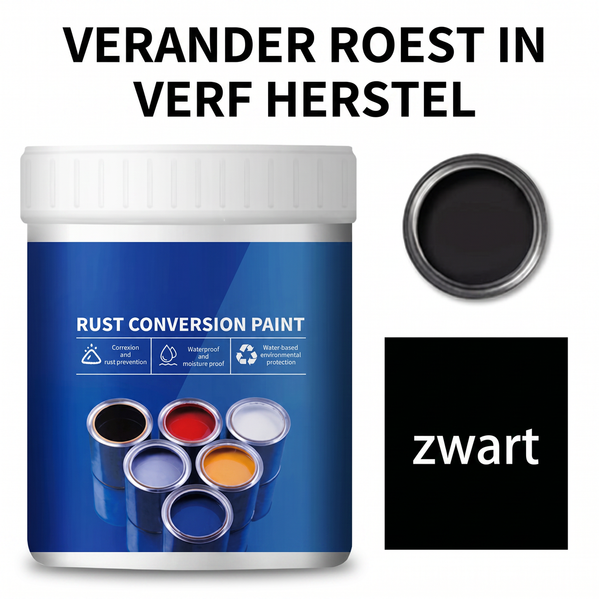 🔥Nu: 2 betalen, 1 gratis!🔥Weerbestendige roestomvormerverf voor metaal