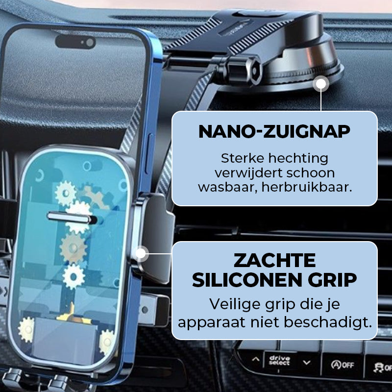 Multifunctionele zuignap telefoonhouder voor in de auto
