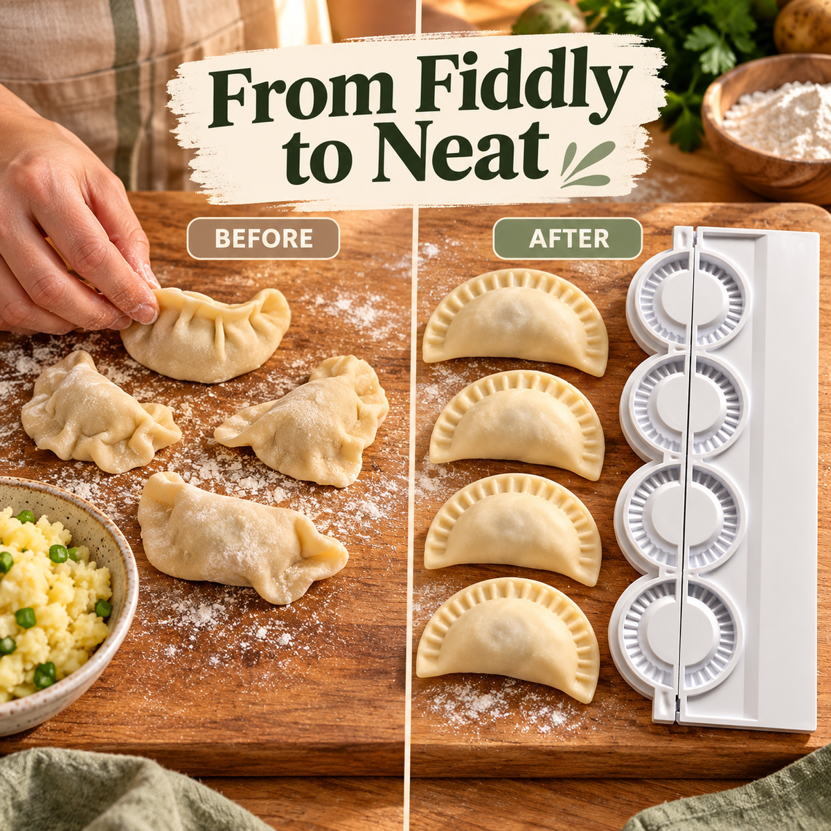🥟 Dumplingpers voor Zelfgemaakte Deegpakketjes