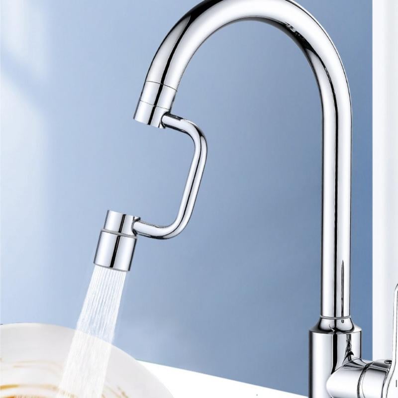 🎄Kerstdeal ALTIJD 50% KORTING!🚰 Universele Gootsteenkraan Verlengstuk (1080° Draaibaar): Dubbele Sproeistand + Anti-Spat – Makkelijk Te Installeren！