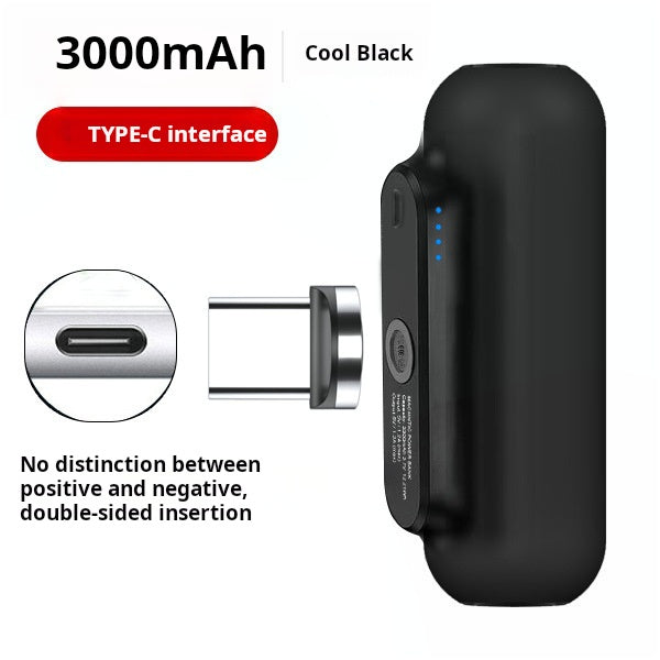 3-in-1 Mini Draagbare Magnetische Powerbank met Stekker