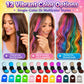 🔥Laatste dag: 50% KORTING - 🌈Set met 12 kleuren tijdelijke haarkrijt en applicator