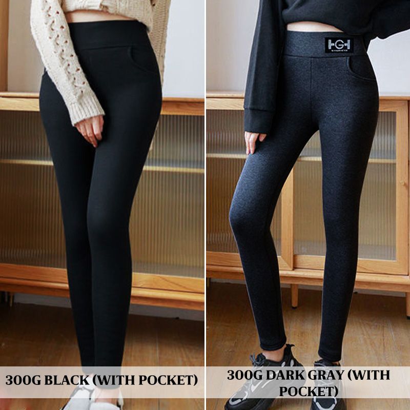 Modieuze thermische kasjmier slim-broek voor dames