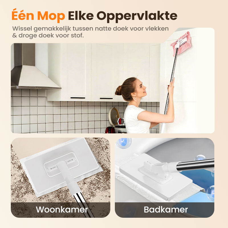 🔥 verkoop 50% korting 🔥 Wegwerpstofmaap met 4 herbruikbare doeken
