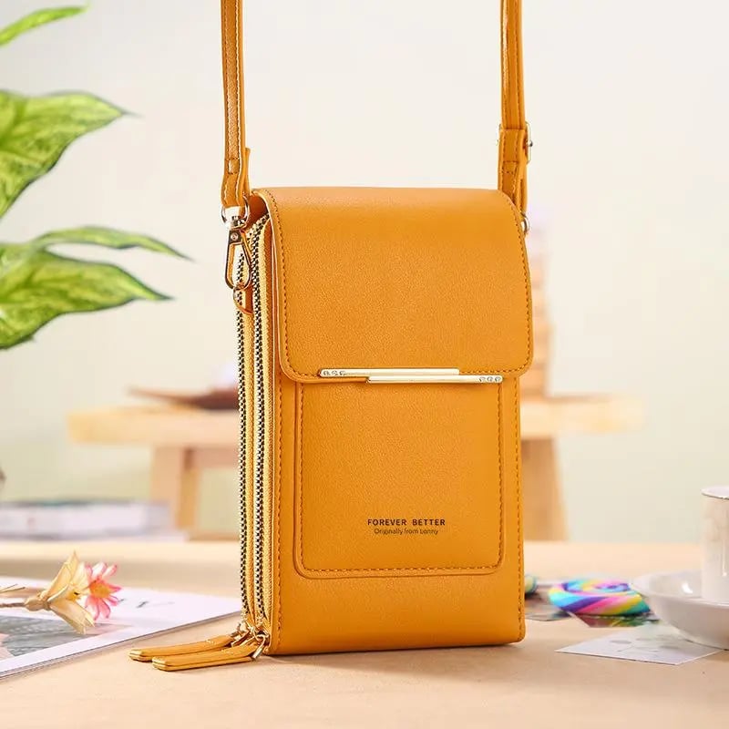 👜📱Stijlvol Crossbody Telefoontasje voor Dames met Touchscreen Venster