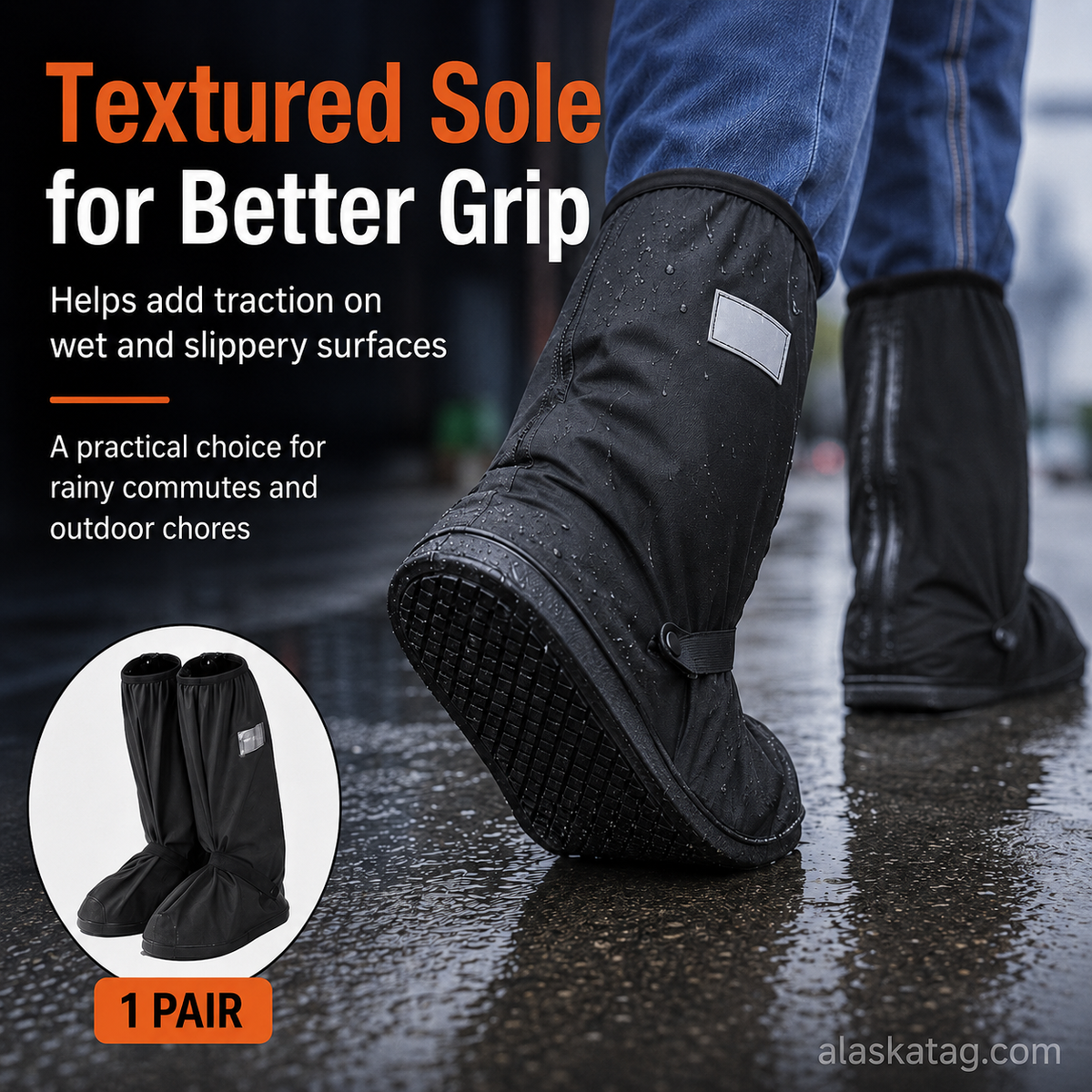 🔥 NU 60% KORTING! Lange Waterdichte Laarsovertrekken – Bescherm je Schoenen tegen Regen, Modder & Vuil | Makkelijk Over je Schoenen Aan te Trekken 🌧️