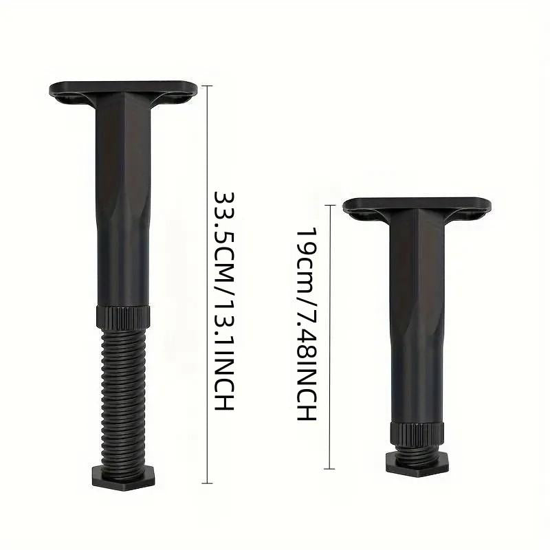 🔧 50% KORTING! Stop met rommelen met houtjes of opvulstukjes! Dé in hoogte verstelbare meubelpoten van staal – anti-slip, geluiddempend en eenvoudig te monteren. Zwart, modern design!