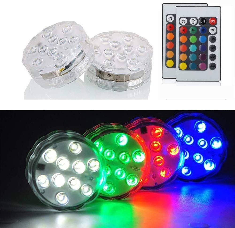 Multifunzione Impermeabile LED Luce Multicolore con Telecomando