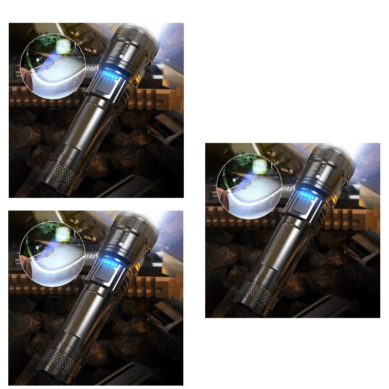 🔦 50% KORTING + KOOP 2, KRIJG 1 GRATIS! Superkrachtige Zaklamp met Zoomfunctie