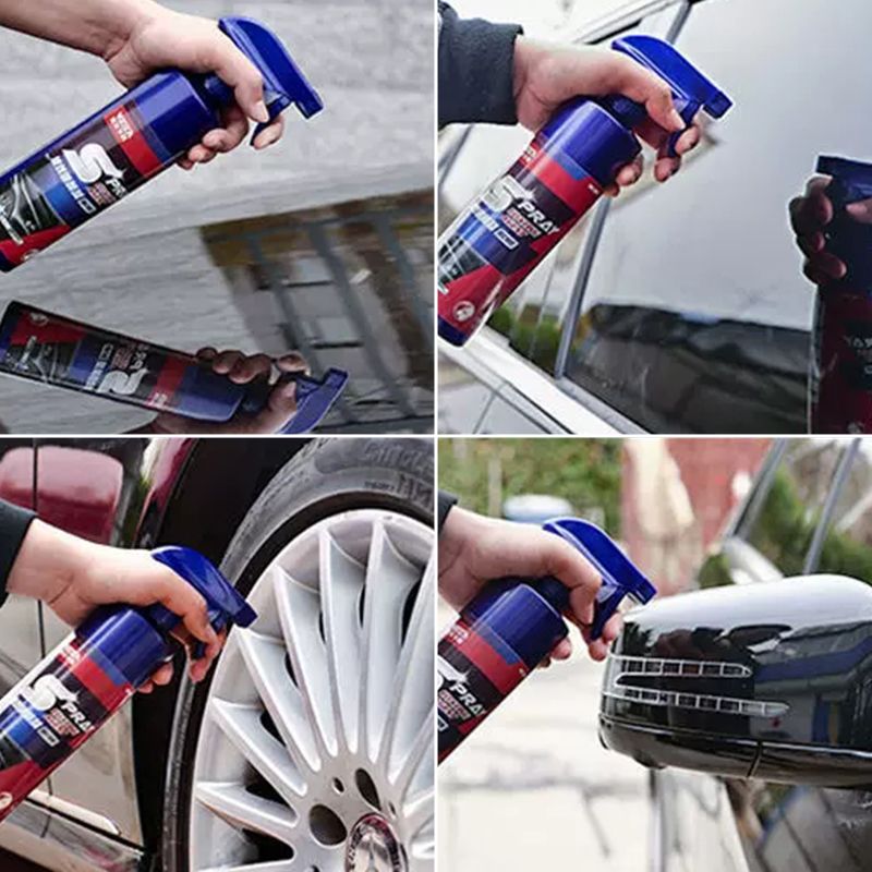 Snelwerkende Autolakspray