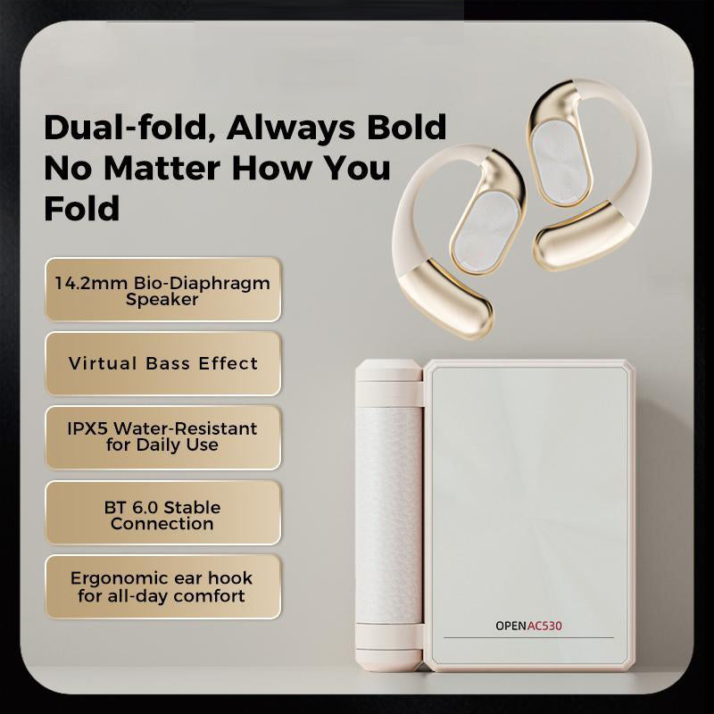 Draadloze oordopjes met Bluetooth 6.0, ruisonderdrukking, batterijduur van 145 uur en IPX5-waterdichte sporthoofdtelefoon