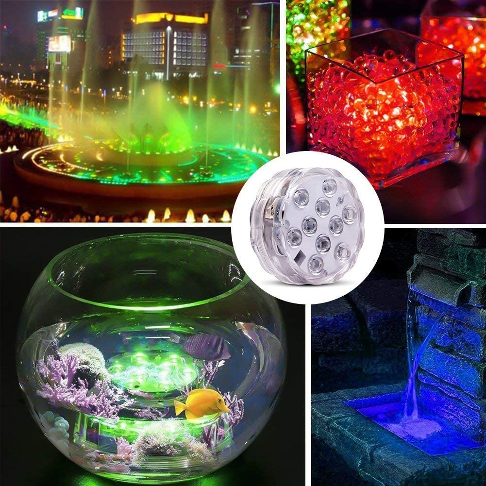Multifunzione Impermeabile LED Luce Multicolore con Telecomando
