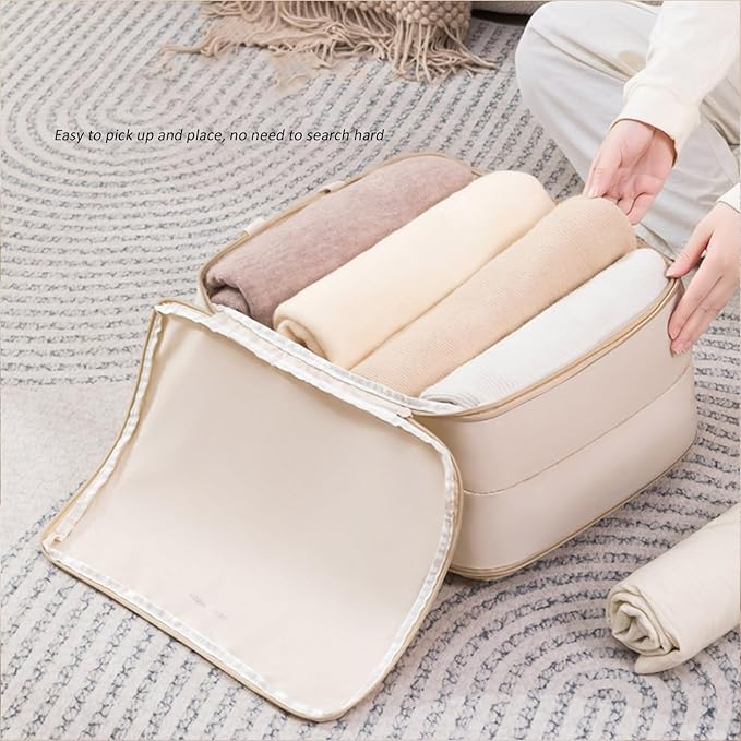 New Advanced Large-Capacity Seasonal Clothing Storage Bag Ideal for Travel and Space-Saving Storage.