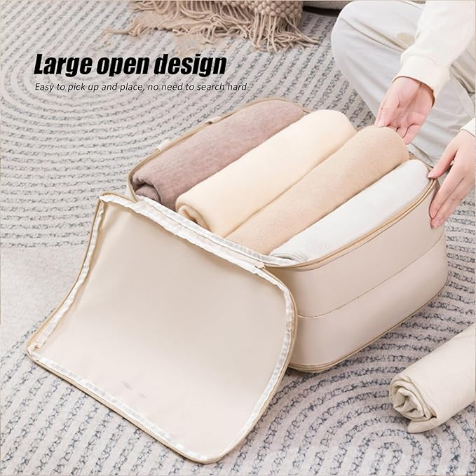 New Advanced Large-Capacity Seasonal Clothing Storage Bag Ideal for Travel and Space-Saving Storage.