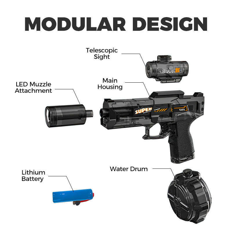 🔫💦Snelmodus IJs-explosie Pistool Waterpistool