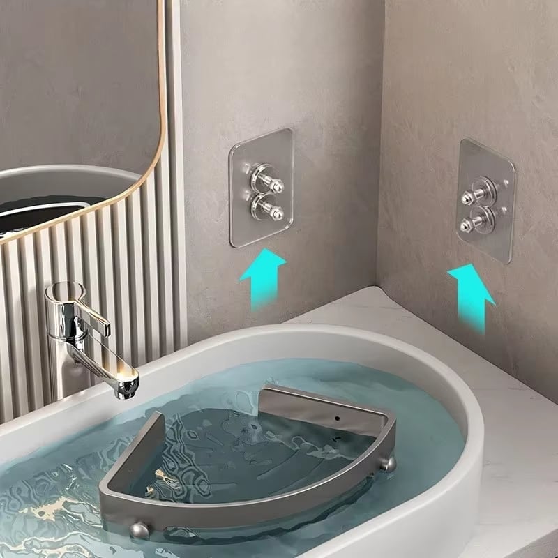 🔥50% korting op de opruiming🔥Driehoekige badkamerplank🛁