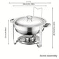 Roestvrijstalen chafing dish buffetset
