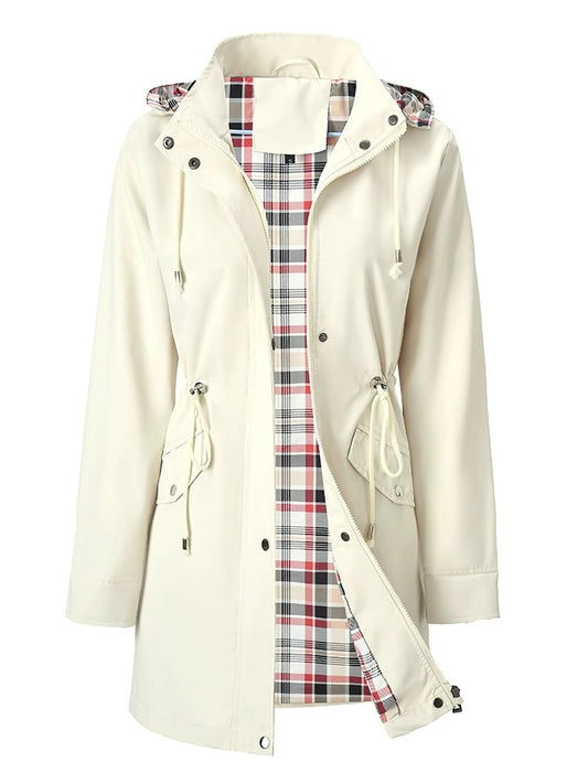 🍂Soldes d'automne 49 %💗🧥Veste imperméable à carreaux ultime pour femmes🍃