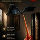 😱🐲 Nooit meer een saaie boekenkast! Deze draken-decoratie met vlam en warme LED-gloed zet een vuurspuwende draak tussen je boeken – hét gesprek van de dag. 50% KORTING!